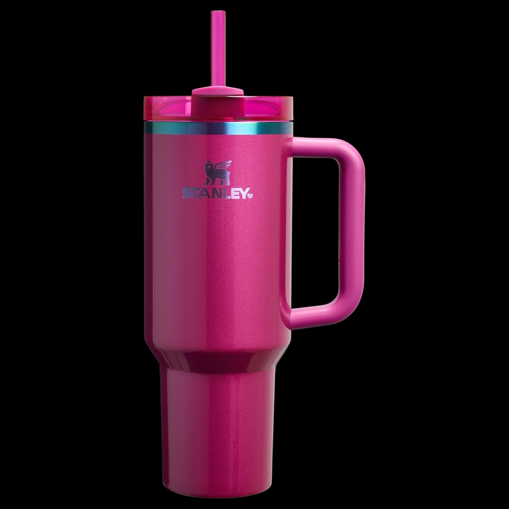 Stanley Pink Tumbler with Straw